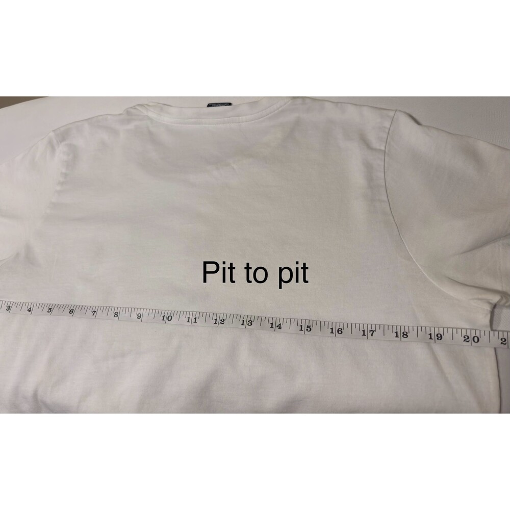 VINTAGE POLO RALPH LAUREN WHITE POCKET TEE SHIRT 1990S xl - Picture 11 of 12